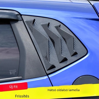 14-20 Honda Fit GK5 Hátsó oldalsó lamella módosító készlet, háromszög alakú ablak szellőző dekoráció, külső megjelenés frissítés