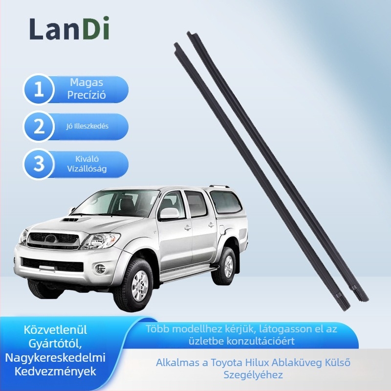 Landi gépjármű tömítés Toyota Hilux ablakhoz, gumi