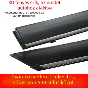 BYD Qin ablaksóvédő – négy darabos akril esővédő