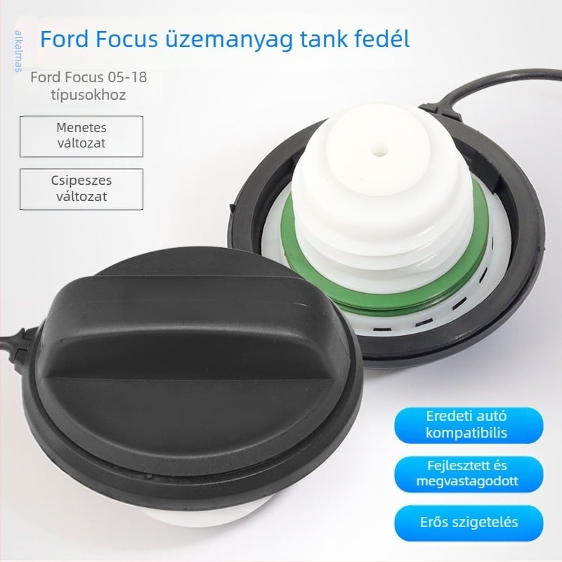 Ford Focus 2005-2018 üzemanyag-tank sapka, ABS, menetes verzió