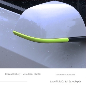 Tesla Model 3/Y visszapillantó tükre ütközésvédő csík – ABS anyag, kompatibilis Model 3/Y