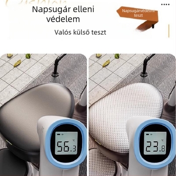 Bőr ülésvédő elektromos autóhoz, napvédő és vízálló, univerzális minden évszakra, elektromos kerékpárhoz