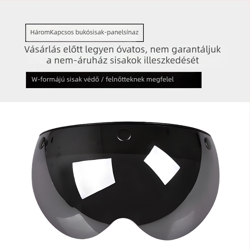 Motorkerékpár sisak vizor Huanshou W Lens, napvédő, modell W Lens