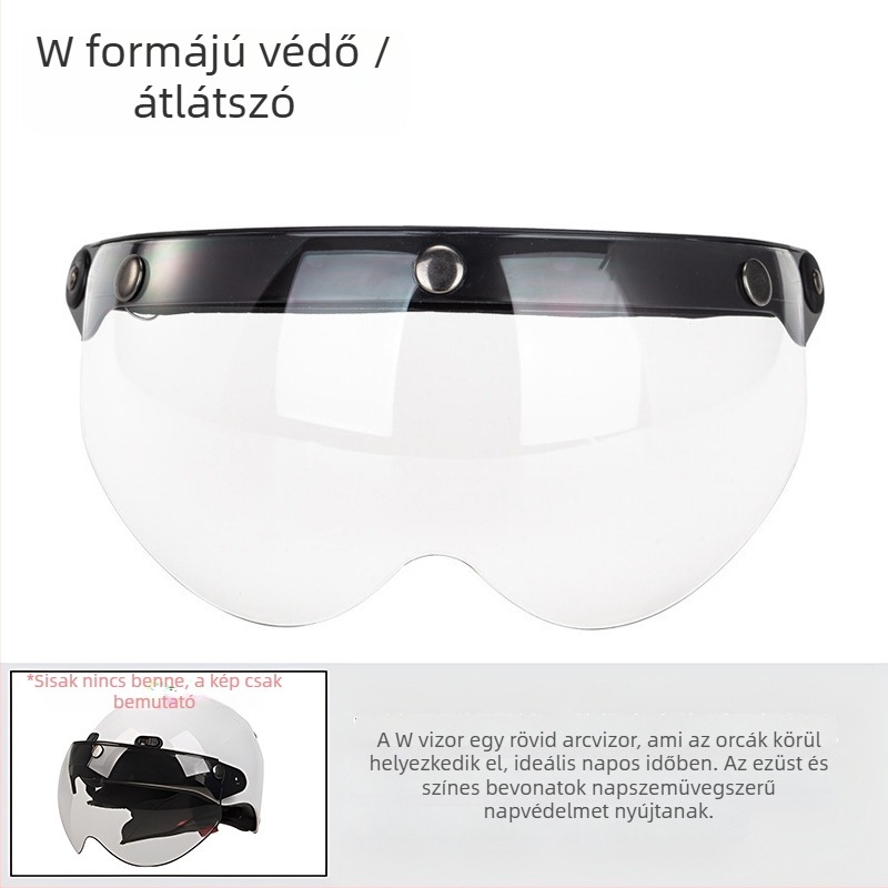 Motorkerékpár sisak vizor Huanshou W Lens, napvédő, modell W Lens