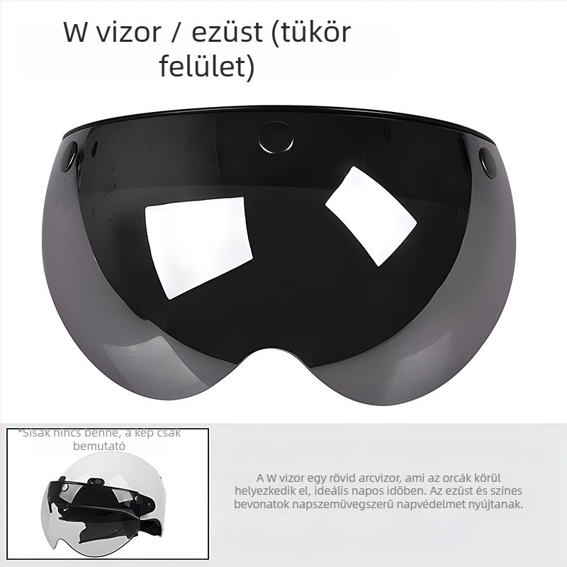 Motorkerékpár sisak vizor Huanshou W Lens, napvédő, modell W Lens
