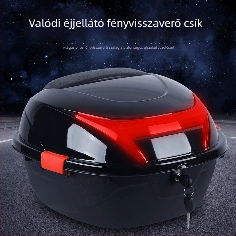 Elektromos jármű csomagtartó doboz – univerzális, megerősített rezgéscsillapító, szerszámos doboz (Anyag: Egyéb; Márka: Egyéb; Stílus: Knight protective gear)