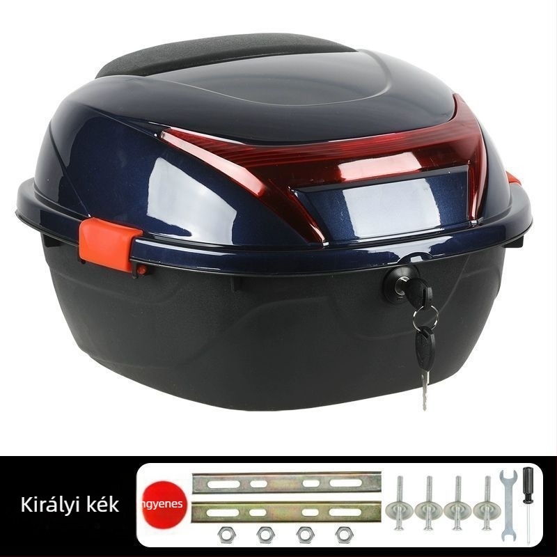 Elektromos jármű csomagtartó doboz – univerzális, megerősített rezgéscsillapító, szerszámos doboz (Anyag: Egyéb; Márka: Egyéb; Stílus: Knight protective gear)