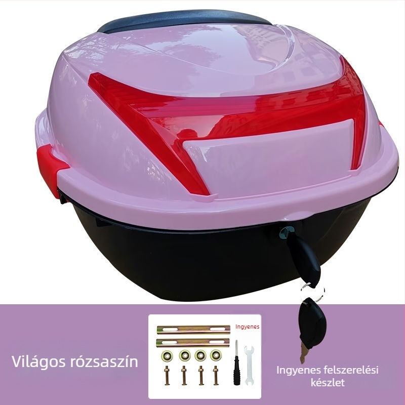 Elektromos jármű csomagtartó doboz – univerzális, megerősített rezgéscsillapító, szerszámos doboz (Anyag: Egyéb; Márka: Egyéb; Stílus: Knight protective gear)