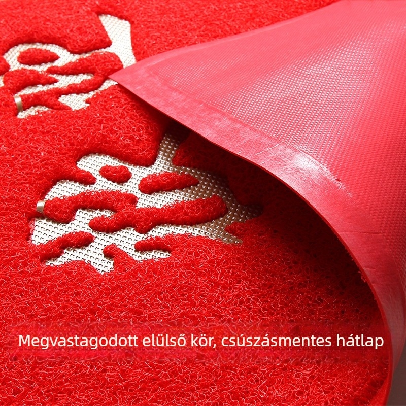 Bejárati PVC négyszögletes padlószőnyeg, egyszínű, mosható, modern minimalist stílusú beltéri