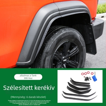 Tank 300 szélesített sárvédő és dekoratív kiegészítők széles karosszériához, matt fekete 300Hi4-T