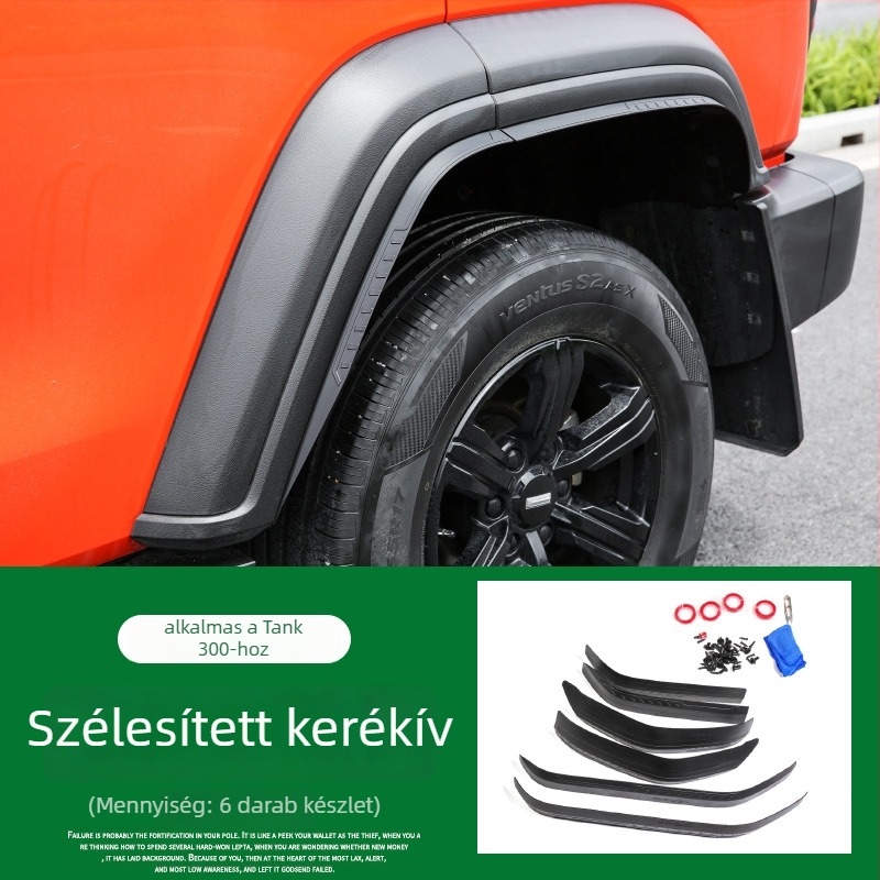 Tank 300 szélesített sárvédő és dekoratív kiegészítők széles karosszériához, matt fekete 300Hi4-T