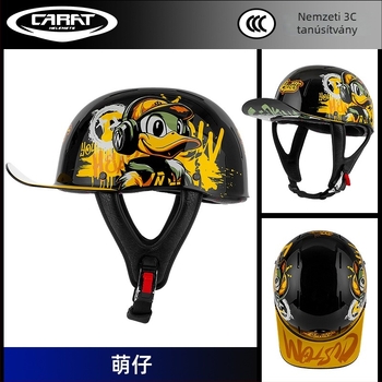 Half Helmet, ABS, Uniszex, Retro Stílus, Motorkerékpárhoz