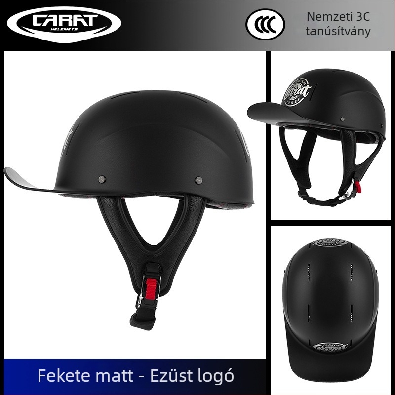 Half Helmet, ABS, Uniszex, Retro Stílus, Motorkerékpárhoz