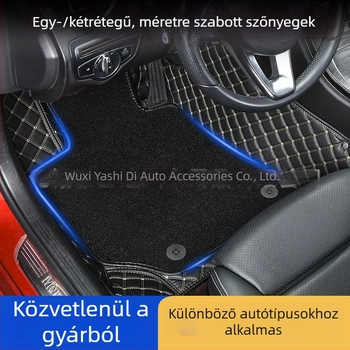 Autópadlóvédő bőrrel, vastított, teljes körű lefedés, kettős rétegű szőnyeg, szagtalan, több modellhez illeszkedik