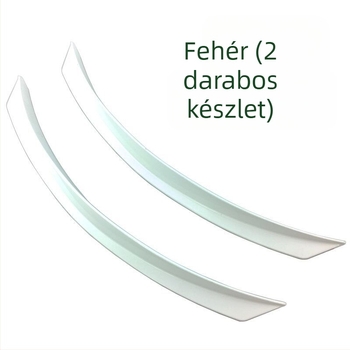 Univerzális karbon szálas kerékív díszléc vastított ütközésvédő csík és karcolás álló gumi műanyag sárvédőív dekor matricák