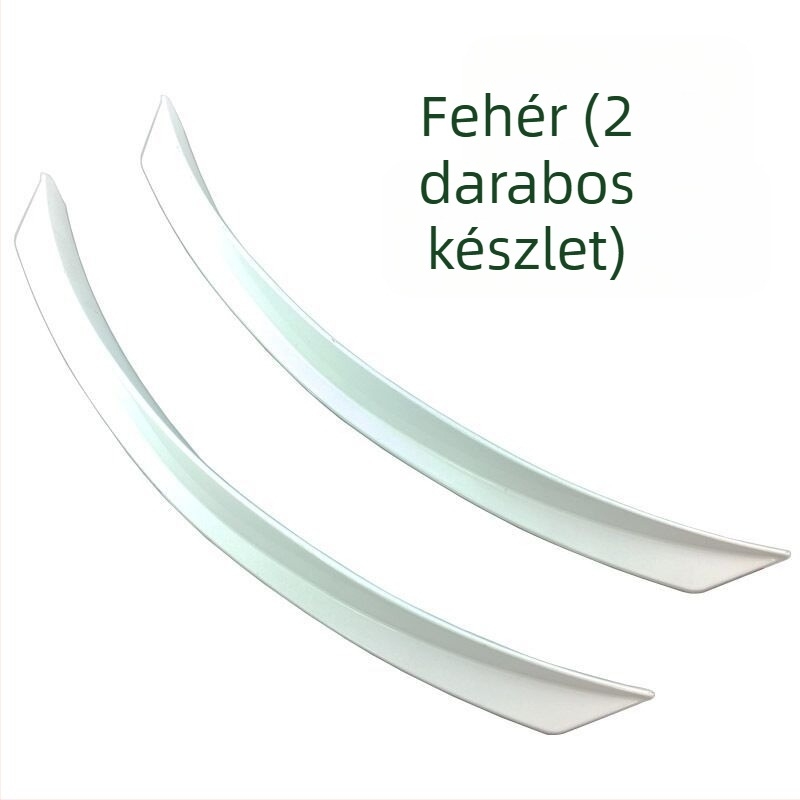 Univerzális karbon szálas kerékív díszléc vastított ütközésvédő csík és karcolás álló gumi műanyag sárvédőív dekor matricák