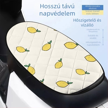 Elektromos jármű ülésvédő huzat, len anyag, nyári használat, légáteresztő, töltet nélküli, logó nélküli