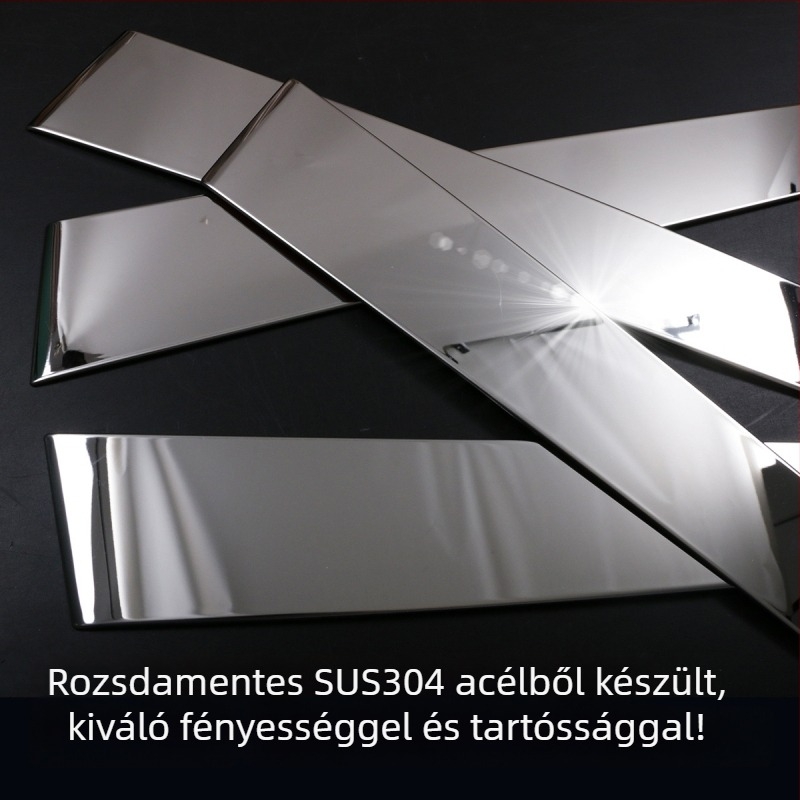Nissan X-Trail X-TRAIL T33 középső pillér és ablaksáv fényes öltés SUS304 rozsdamentes acélból, testreszabható feldolgozás