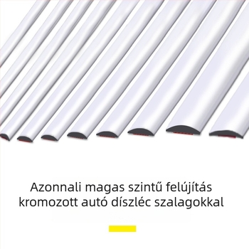 Shun Wei krómozott puha PVC autótest és ablak díszítő szalag | karcolásmentes felület | általános illeszkedés | testreszabható feldolgozás | MT-kompatibilis | licencelhető privát címke (R-2104-7)