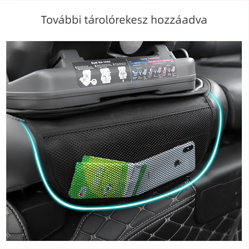 ISOFIX univerzális gyermeküléshez való párna – vastagított, csúszásmentes, kopásálló PU felület