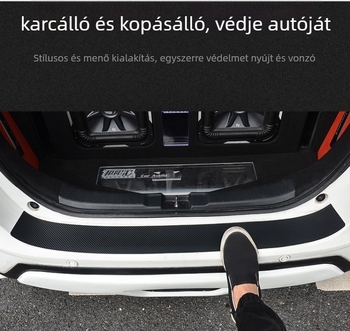Ütközésvédő csík a csomagtartónál, szénszálas anyag, testreszabható feldolgozás, Bridge car és SUV számára