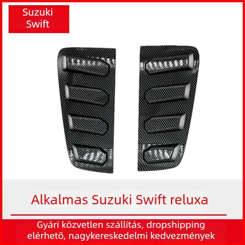 Suzuki Swift hátsó háromszög ablakárnyékoló, ABS anyag, minden sorozat, kézi váltóval