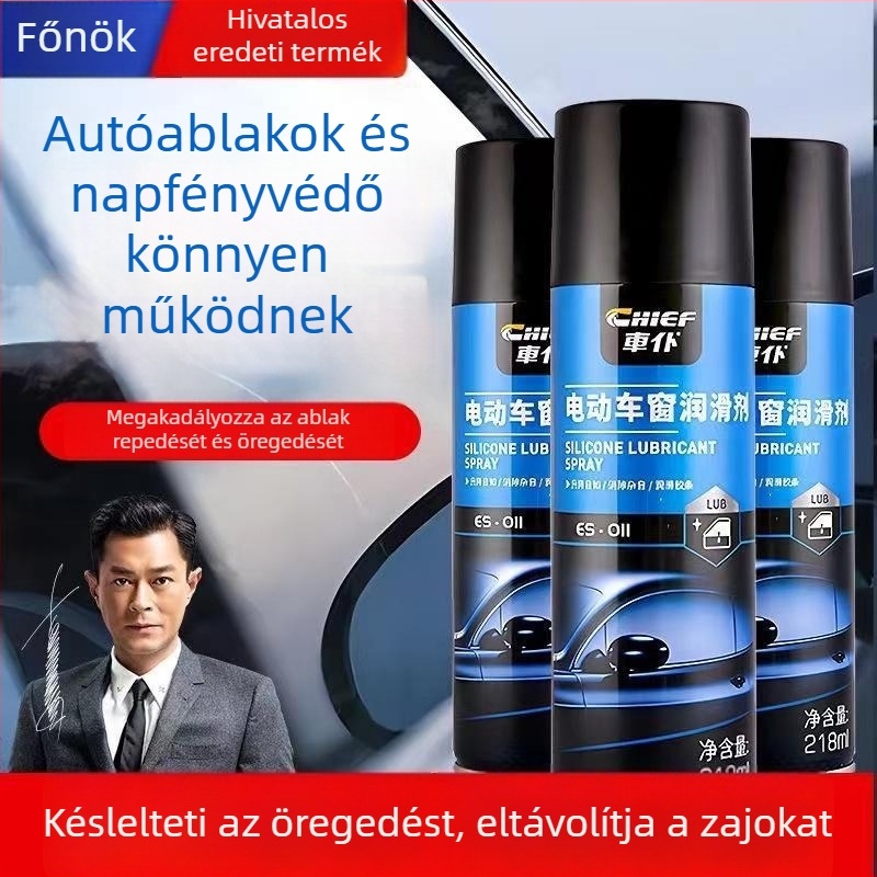Car Servant elektromos ablak kenőanyag, 218 ml, ablakvezető sínek és tömítőcsíkok kenésére, zajcsökkentés, 3 év élettartam