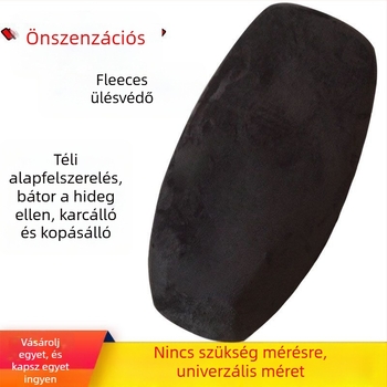 Elektromos jármű ülésvédő téli változat coral fleece anyagból, négy évszakos használat, testreszabható feldolgozás, nyomtatott logó, Hui Ming márka