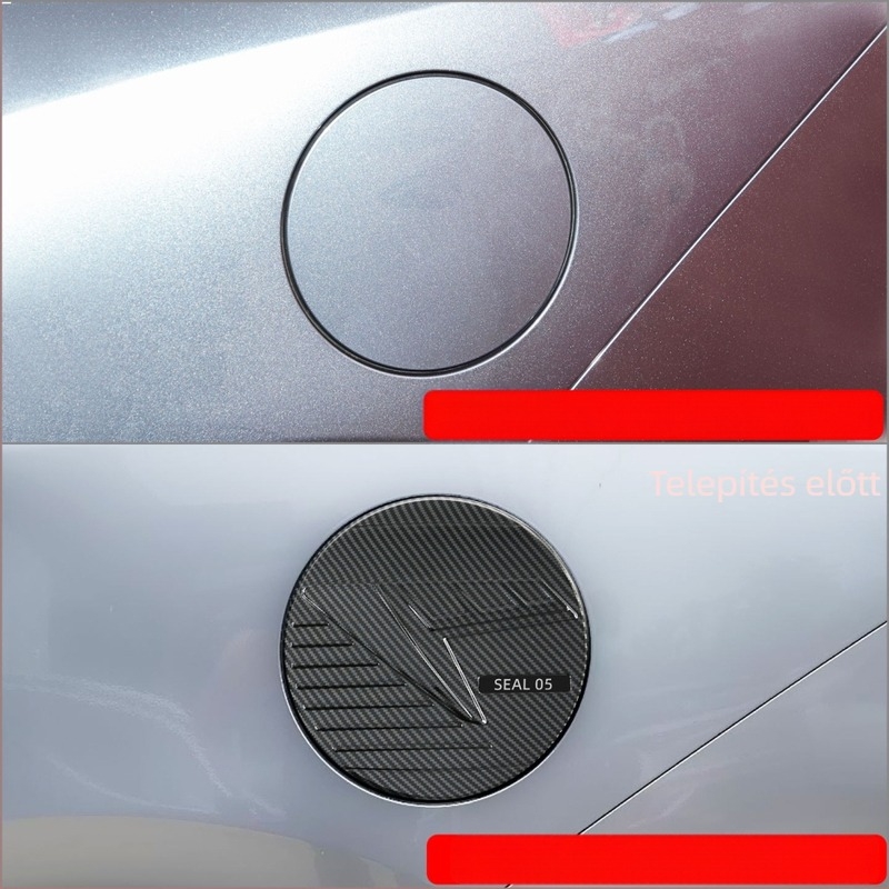 Töltőport fedél védőmatricája és üzemanyag-tankfedél díszítő matrica BYD Seal 05 DMI/Seal 5-höz