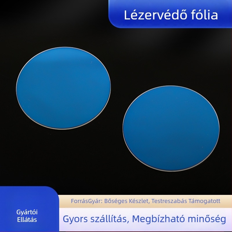 Lézervédő lemez optikai eszközökhez, magas precizitás, kompatibilis optikai lencsékkel, több specifikáció