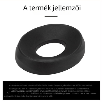 HP02 Sisak-támasztó párna – Védő alap teljes és fél sisakhoz, semleges márka, modell HP02