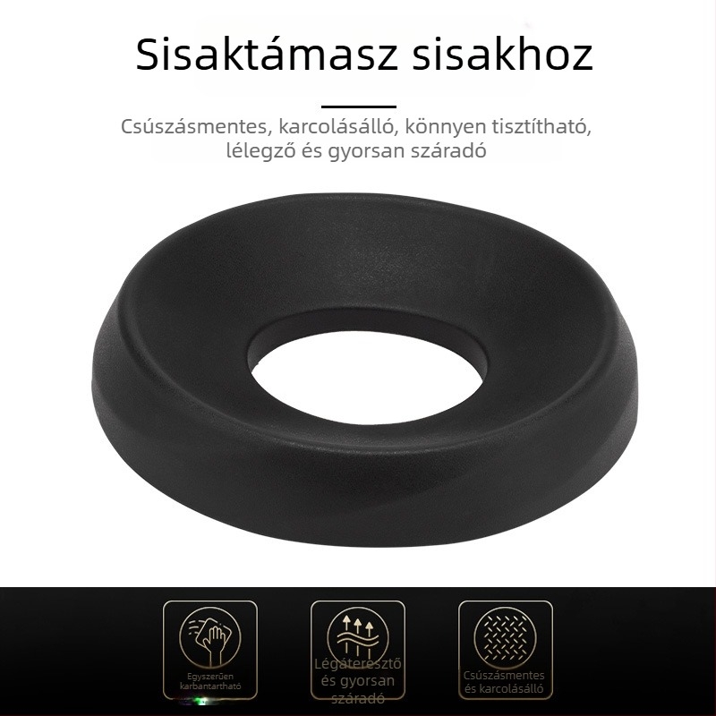 HP02 Sisak-támasztó párna – Védő alap teljes és fél sisakhoz, semleges márka, modell HP02