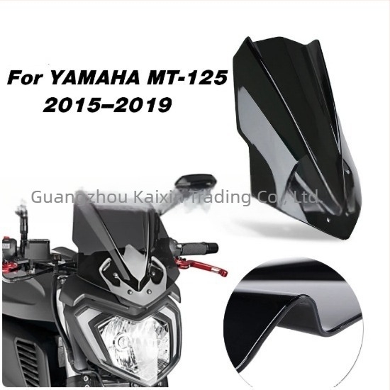 Yamaha MT-125 előtti szélvédő deflektor - PC anyag, stílus: szélvédő deflektor, FAUVISM