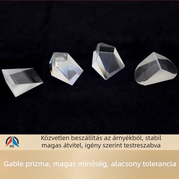 Huasen K9 üveg jobb szögű prizma optikai műszerekhez, távolságmérés, modell hs1016