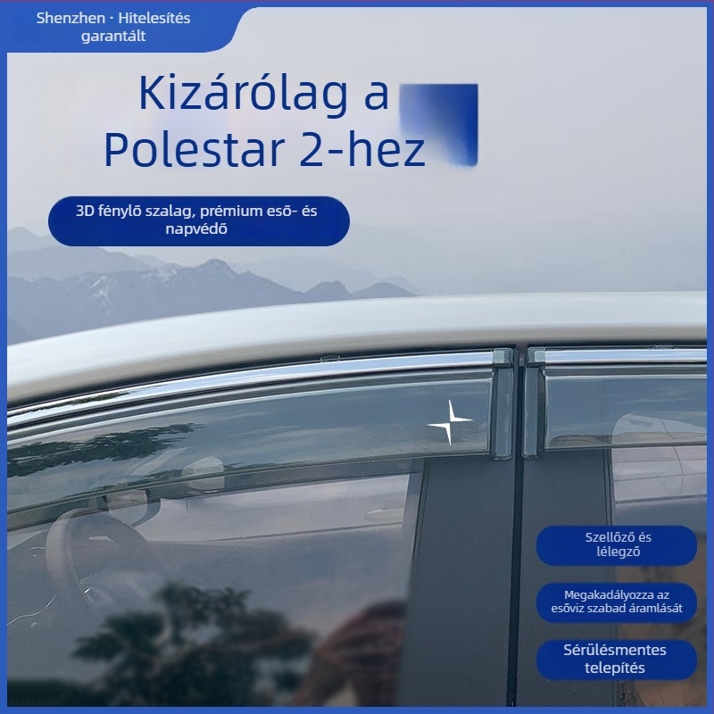 Esővédő pajzs Polestar 2-höz – PU anyag, Linlie