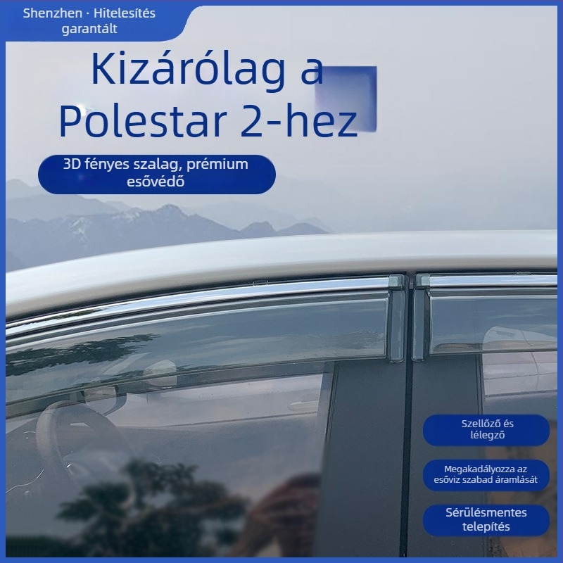 Esővédő pajzs Polestar 2-höz – PU anyag, Linlie