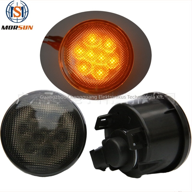 Jeep Wrangler LED irányjelző készlet grill szemöldökökhöz (MS-FGL-1 + MS-FFL-1) 12V, 0.6W, 6500K, 30000h