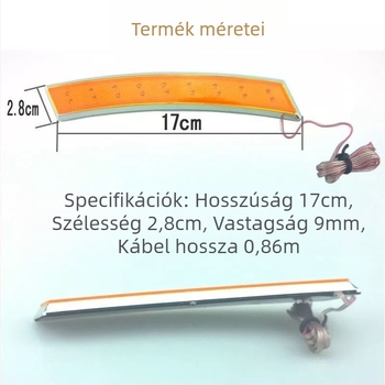Autó LED indexjelző – Modell YI-251; ABS bevonat + LED; 12V; Alkatrész szám 0006251021; Kompatibil minden autómodelllel