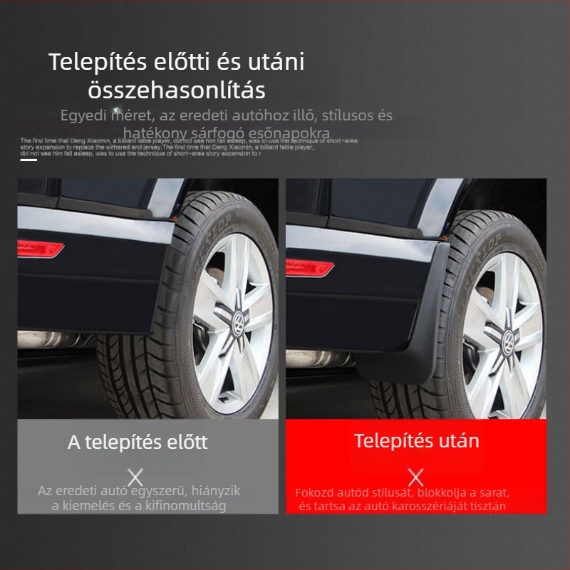 Dodge Ram kerékvédő - Fekete, puha PP műanyag