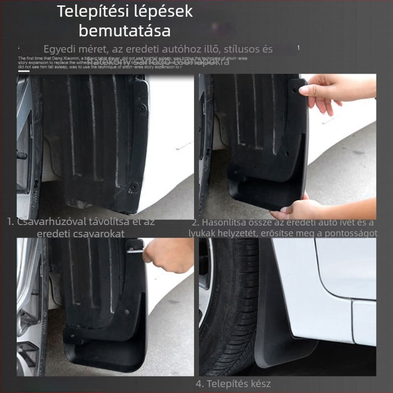 Dodge Ram kerékvédő - Fekete, puha PP műanyag