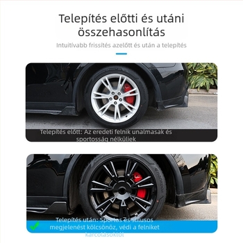 XLYL ABS teljes élű kerékagyfedő Tesla Model Y-hoz