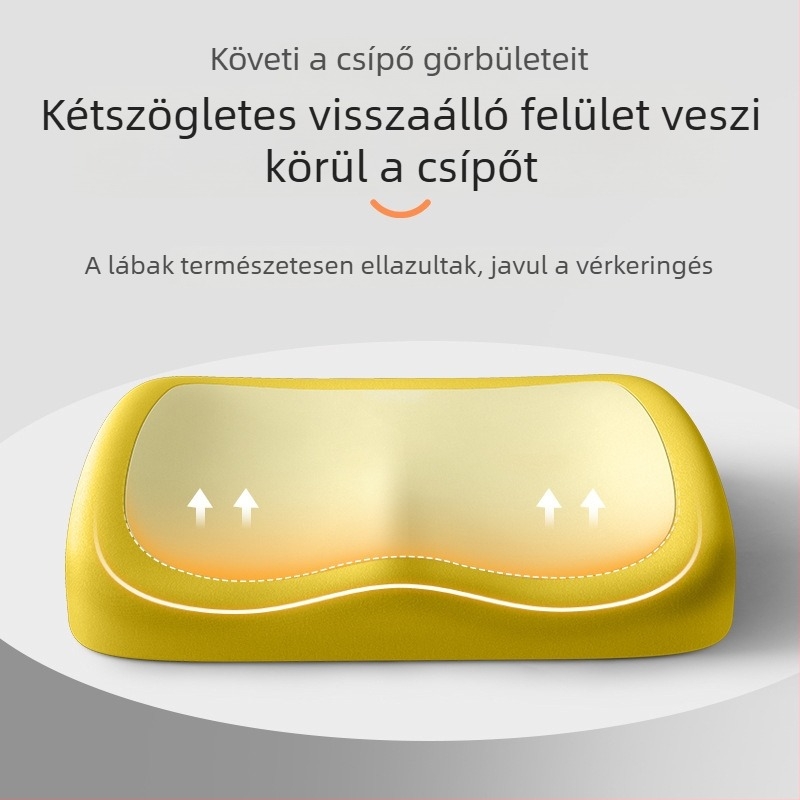 Memóriahabos irodai székkispárna — lassú visszacsatolás, ergonomikus párna hosszú üléshez