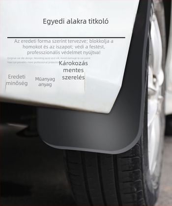 Autó sárvédő, puha műanyagból; kompatibilis BAIC Huansu H3/H3 S3/S6 és Saab D20/D25/D35/D50/D55 modellekkel; 2017-es év; modell BAIC-01-IYFG; telepítés támogatással