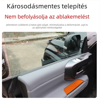 Kzs autóablak-tömítés BJ40 | gumiból készült ablak-tömítés, kompatibil az ablakemelővel, rezgések és zaj csökkentése