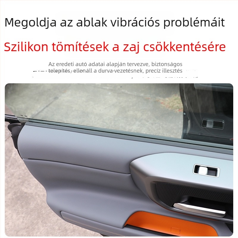 Kzs autóablak-tömítés BJ40 | gumiból készült ablak-tömítés, kompatibil az ablakemelővel, rezgések és zaj csökkentése