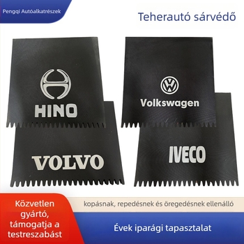Személyre szabott teherautó sárvédő PE anyagból, vastított