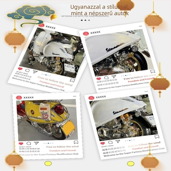 Vespa Spring Sprint 150 hátsó sárvédő – eredeti, elektroplattált felület, PVC anyag, modell E80