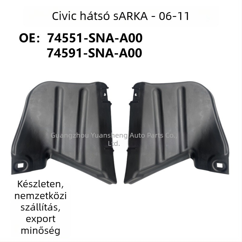 Honda Civic hátsó sárvédő belső burkolat 2006-2011