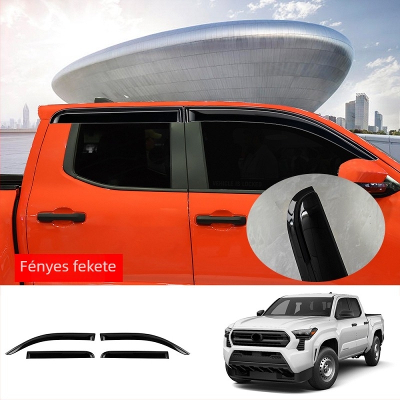Toyota Tacoma ablaksvédő – ABS, Modell 2, Testreszabás nélkül, Nincs logó