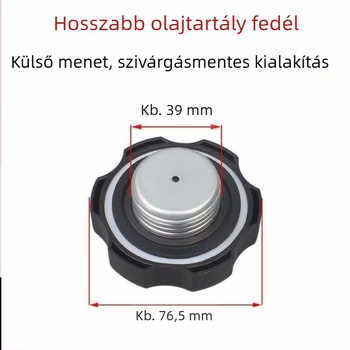 Benzinmotorhoz tartozó kiegészítők: üzemanyag-tartály fedél és vízszivattyú 2 kW generátorhoz (168/170F modellek)